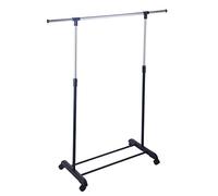 King Collection s1407132 Portant Simple Extensible avec Roues, 82,5/125 x 42 x 100/170H