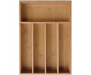 King Hoff Bac à couverts en bambou 35,5 x 26,5 x 5 cm - KH-1222