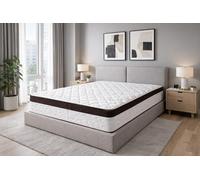 King Memory 90x190 Matelas Mousse à Mémoire de Forme 50 Kg/m3 - Hauteur 23 cm - Soutien Ferme - (90_x_190_cm)