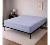 King of Dreams Ensemble Matelas 120x200 + Sommier Démonté + Pieds Offerts Mousse Poli Lattex Indéformable - Déhoussable Housse Lavable - Hauteur 19 cm - Soutien Ferme