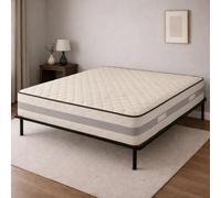 King of Dreams Ensemble Matelas 160x200 + Sommier Démonté + Pieds Offerts Face de Contact Mousse a Mémoire de Forme - Epaisseur 23 cm - Ferme