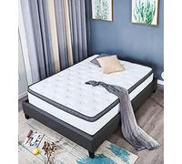 King of Dreams Matelas Sunny a Ressorts + 3 cm + Alese 90x190 Hauteur +/- 25 cm - Accueil Moelleux - Soutien Equilibre - 5 Zones de Confort - Hypoallergenique