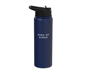 King Of Kings Minimaliste Christian Stainless Steel Insulated Water Bottle