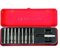 KING TONY 1010PQ01 Coffret d'Embouts Tournevis à Gorge 1/4" 10 Pièces