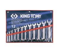 KING TONY 1112SR Trousse de Clés Fourches en Pouces, Set de 12