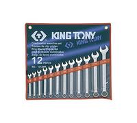 KING TONY 1212MR Trousse de Clés Mixtes Métriques, Set de 12