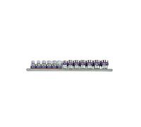 KING TONY 3013SR Jeu de Douilles sur Rail, Set de 13, 3/8"