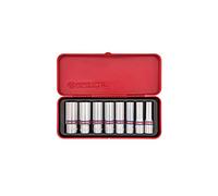 KING TONY 3508SR Coffret de Douilles Longues Pouces, Set de 8, 3/8"
