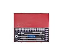 King Tony 4026MR04 Coffret de Douilles Métriques et Accessoires, Set de 24, 1/2"