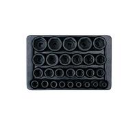KING TONY 9-4427MP Jeu de douilles à choc pour chariot 1/2" 6 pans 27 pièces