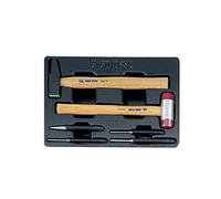 KING TONY 990106SR Thermoformé de Pointeau, Chasse Goupilles et Marteaux, Set de 6