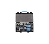 King Tony - Coffret EVA 55 pcs de vissage, cliquets, douilles, embouts métriques - 7555MRE10 - King Tony