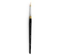 Kingart 9900-6 Original 9900 Series Golden Taklon Tri-Wedge Taille 6 Noir/doré