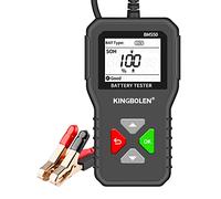 KINGBOLEN BM550 Testeur de Batterie AUTO 6V 12V 24V,100-2000 CCA 2-200Ah Testeur d’alternateur automobile Analyseur de batterie numérique pour Voiture/Camion/Moto/ATV/SUV/Bateau/Yacht