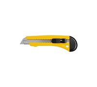 KINGDISCOUNT Cutter allround knife Plastique avec blocage de Lame 18 mm