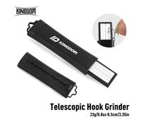 Kingdom - affûteur d'hameçon de pêche Portable, télescopique de poche, outils d'affûtage pour camping et randonnée, accessoires de pêche en plein air Hook Grinder