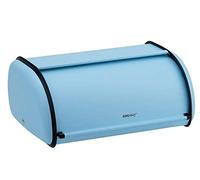 KiNGHOFF Boîte à pain en acier KH-1757 Bleu 36 x 24 x 15 cm