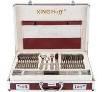 VALISE KINGHOFF COUVERTS 72 PIÈCES EN SATIN KH-3561