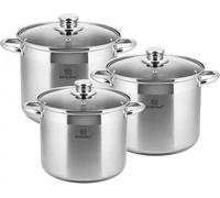 Kinghoff pots 6 pieces 16l/ 13l/ 11l KH4312