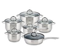 Kinghoff pots argentés géants 12 pieces KH4450