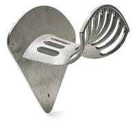 Kings County Tools Support de tuyau en fonte d'aluminium de 40,6 cm | Design incurvé élégant | Matériau de qualité et robuste | Peut contenir 30,5 m de tuyau de 1,5 cm | Fixation en une seule pièce