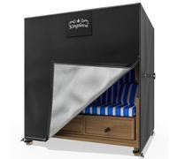 Kingsleeve® Housse de protection pour chaise de plage, résistante à l'hiver, 120 x 90 x 160/140 cm, imperméable, résistante aux UV, housse pour fauteuils de plage