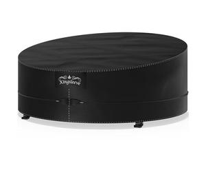 Kingsleeve® Housse Ronde de Protection Exterieur en Tissu Oxford - Bâche Ronde de Protection Imperméable en Polyester Haute Qualité, Anti-Gel, Anti-UV, 190x90/50 cm pour lit ou îlot de Jardin