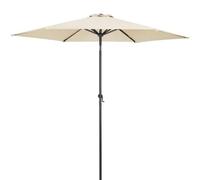 Kingsleeve® Parasol inclinable Ø 300cm Beige Parasol en Aluminium avec manivelle Protection UV50+ Pare-Soleil Jardin