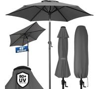 KINGSLEEVE Parasol inclinable Ø200cm Anthracite