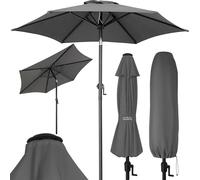 KINGSLEEVE Parasol inclinable Ø200cm Anthracite