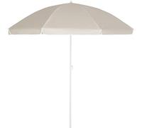 Kingsleeve Parasol inclinable Beige réglable et Hydrofuge 200cm Parasol de Plage Pare-Soleil pour Jardin terrasse