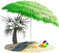 Kingsleeve Parasol inclinable Hawaii 195 cm vert Parasol de plage Ø 160 cm réglable Jardin terrasse extérieur