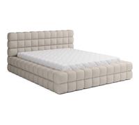 BESTMOBILIER Kingston lit coffre 160x200 Beige