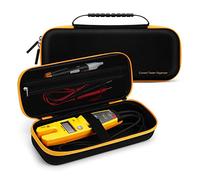 KingSung Étui compatible avec Fluke T5600/T5-1000/T5-600/T6-1000/T6-600/T+PRO, avec double fermeture éclair lisse et large poignée en caoutchouc, noir