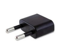 KINGWOW Adaptateur Secteur Prise US USA Americaine vers EU Europe France - Noir