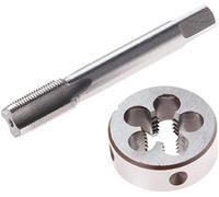 Kingzhuo Lot de tarauds et filières gauche 14 x 1 14 mm