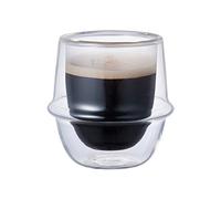 2 Verres Double Paroi Kronos 8cl - Kinto