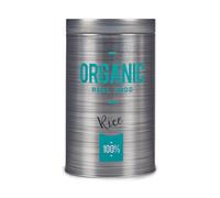 KINVARA Bocal rond en fer-blanc Organic pour riz, Gris