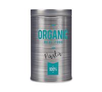 KINVARA Bote Hojalata Redondo Organic Pasta Gris