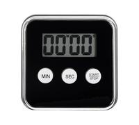 KINVARA Horloge numérique de cuisine avec aimant, Noir