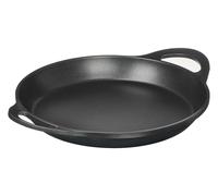 KINVARA Paellera Induction Aluminium 30 cm Noir avec Poignées Rouges