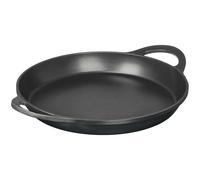 KINVARA Paellera Induction Aluminium 35 cm Noir avec Poignées Rouges