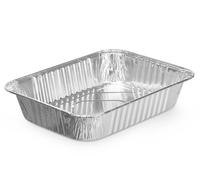 KINVARA Set de 3 plateaux rectangulaires en aluminium 36x27cm