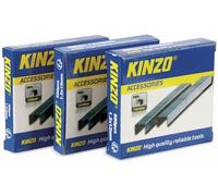 Kinzo - 3 boîtes de 500 Agrafes 8-12 mm (1500 in total)