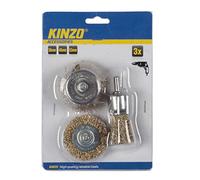 Kinzo 54677 Brosse métallique 3 pièces