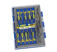 Kinzo 56410 Tournevis de précision 12 pièces, Multicolore