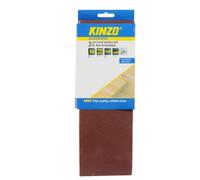 Kinzo 71756 Bande abrasive en bois 3 pièces grain 120