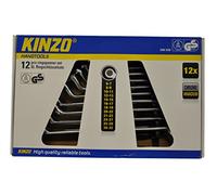 Kinzo 71974 Ensemble de 12 Clés fermées