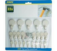 Kinzo 79743 Set de Crochet mural avec clous 22 pièces