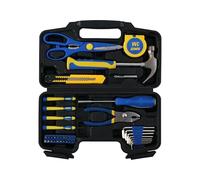 Kinzo Kit d'outils 39 pièces – Étui en plastique – Pour usage domestique